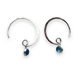 2121 - Crescent Drop Earrings