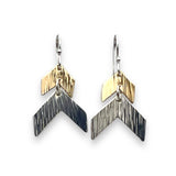 2244 - Double Chevron Dangles