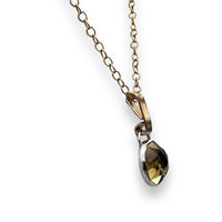 Rose Cut Stone Pendant - Citrine